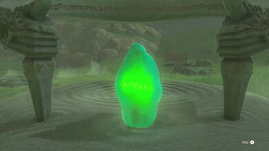 Place the crystal at the shrine to complete the quest