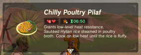 Chilly Poultry Pilaf