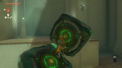 Use the hover stones to reach the platform