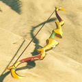 Breath of the Wild Hyrule Compendium picture of a Golden Bow.