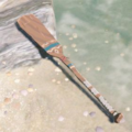 Breath of the Wild Hyrule Compendium picture of a Boat Oar.