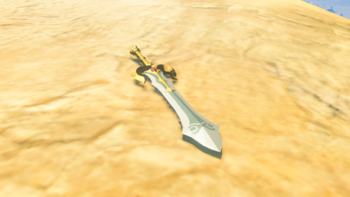 Tears of the Kingdom Hyrule Compendium picture of Gerudo Claymore✨ (base game #390)