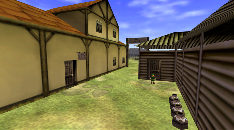 File:Ocarina cows - Lon Lon Ranch stable ext - OOT64.png