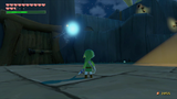 Phantom Ganon hitting a ball of light at Link
