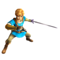 Official render of Breath of the Wild Link
