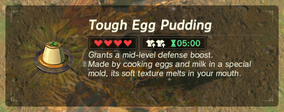 Tough Egg Pudding