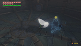 Link using his sword to attack Phantom Ganon
