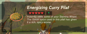 Energizing Curry Pilaf