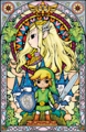 Stained Glass: Link and Zelda