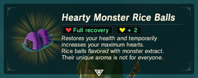 Hearty Monster Rice Balls