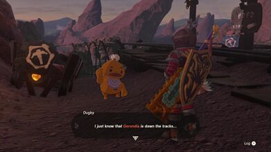 Speak with Dugby to start the quest