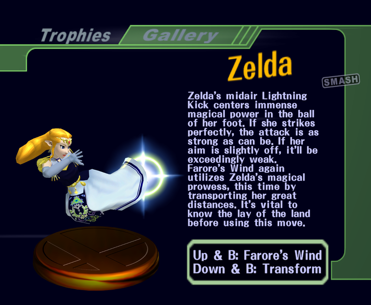 File:Zelda - SSB Melee Trophy 42 (Zelda Smash 2) with text.png