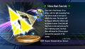 Triforce Slash (Toon Link) trophy with text from Super Smash Bros. Brawl: To obtain, complete All-Star Mode as Toon Link.