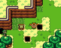 BowWow and Link meeting with the Owl (Link's Awakening DX)