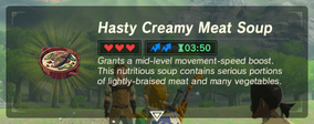 Hasty Creamy Meat Soup