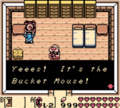 Calling the Bucket Mouse in Link's Awakening DX