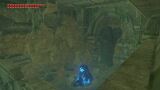 The altar area of the Forgotten Temple, with the "oldest Statue of the Goddess" and Rona Kachta Shrine in-context, from Breath of the Wild