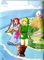 Link and Marin (Link's Awakening DX)