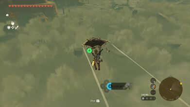 Glide over to reach the North Gerudo Ruins
