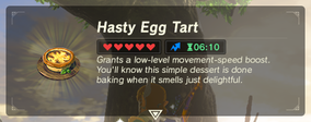 Hasty Egg Tart