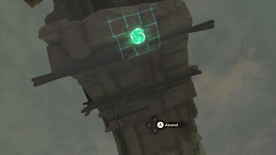 Use Ascend to get inside the floating Ring