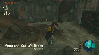 Princess Zelda's Room in Tears of the Kingdom