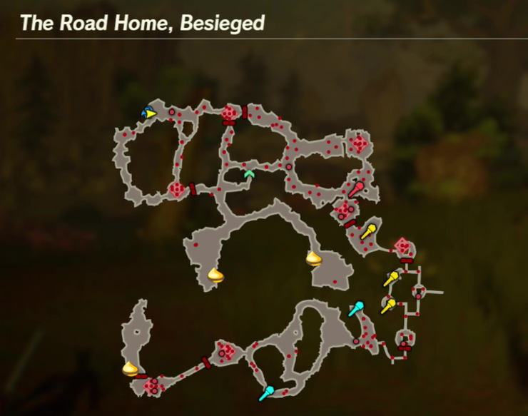 There are 3 Koroks found in The Road Home, Besieged