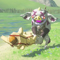 Breath of the Wild Hyrule Compendium picture of the Silver Bokoblin.