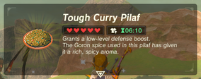 Tough Curry Pilaf