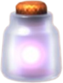 A Fairy Bottle containing a Fairy in Link's Awakening (Switch)