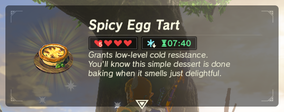 Spicy Egg Tart