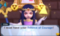 Hilda demanding the Triforce of Courage