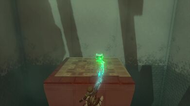 Remove the pieces from the top down until only the Treasure Chest remains