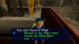 The recasting menu from Ocarina of Time (N64)
