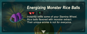 Energizing Monster Rice Balls