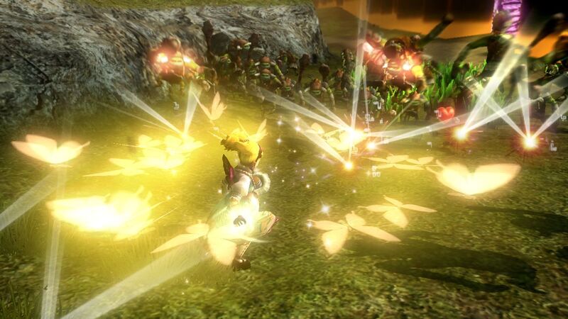File:Hyrule Warriors Screenshot Agitha Golden Butterfly Swarm.jpg