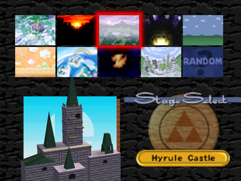 File:Hyrule Castle Stage Select - SSB64.png