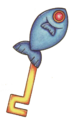 Artwork of the Angler Key from Nintendo Games Consultant, GER
