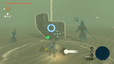 Use Recall on the rock just northwest of Gerudo Town
