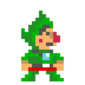 Costume Mario sprite of Tingle from Super Mario Maker
