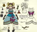 Concept Art of Agitha from Twilight Princess