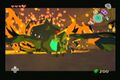 Link attacking Gohma's eye