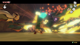 Link attacking Gohma's eye