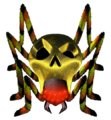 Promotional render of a Gold Skulltula from Ocarina of Time