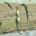 Breath of the Wild Hyrule Compendium picture of a Lizal Bow.