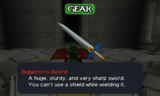 In-game description from Ocarina of Time 3D