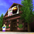 Potion Shop in Hyrule Castle Town Market, exterior (Ocarina of Time 3D)