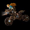 Zelda on Master Cycle
