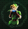 Ocarina of Time Link The Legend of Zelda Concert 2018 promotional art, with the Ocarina of Time