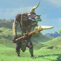 Breath of the Wild Hyrule Compendium picture of the Blue Moblin.